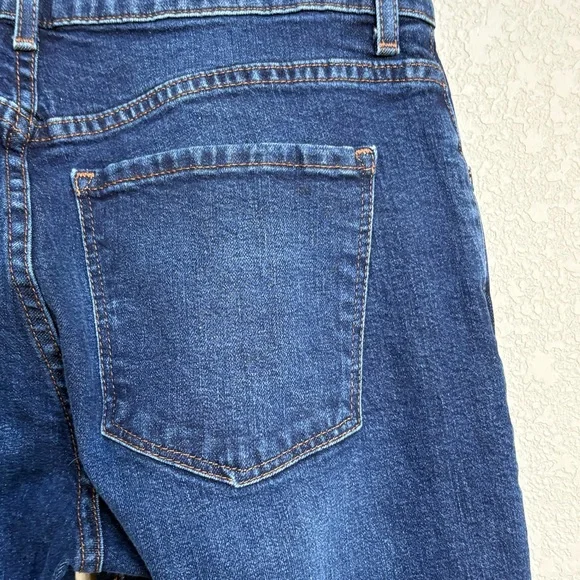 Mott & Bow Boyfriend Dark Blue Jeans Women’s 29 High Rise Classic Straight - Picture 8 of 9